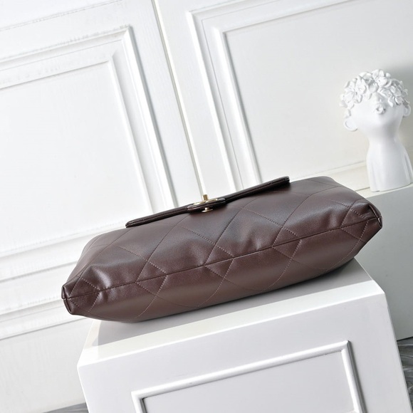 Chanel Dark Brown Quilted Shoulder Bag - Picture 3 of 8